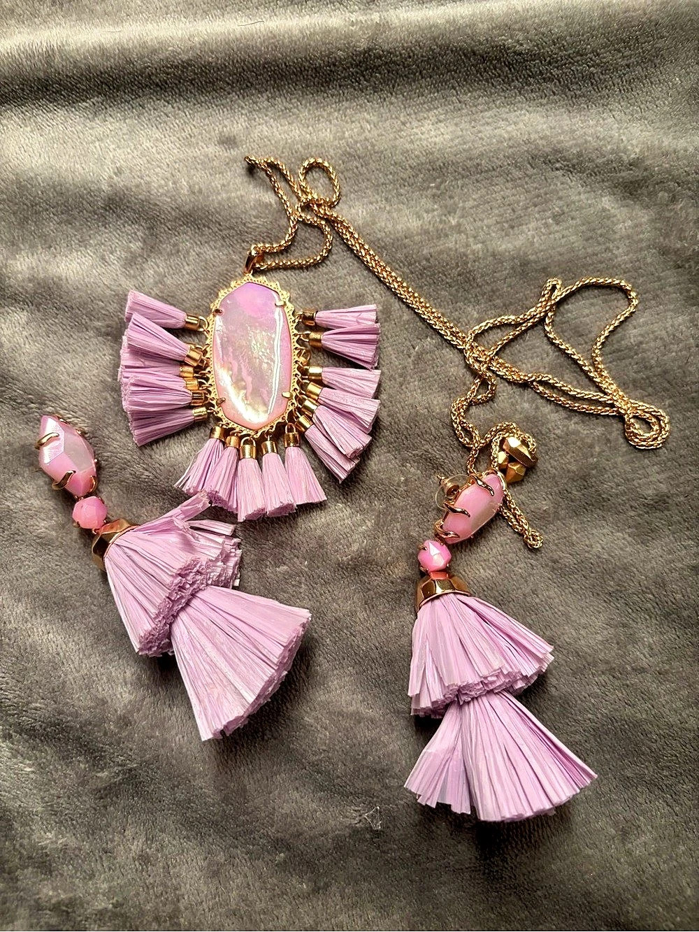 Kendra Scott Betsey Necklace & Kristen Earrings